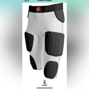 NWT Cramer Hurricane 7 Pad Girdle Men’s Size XL White